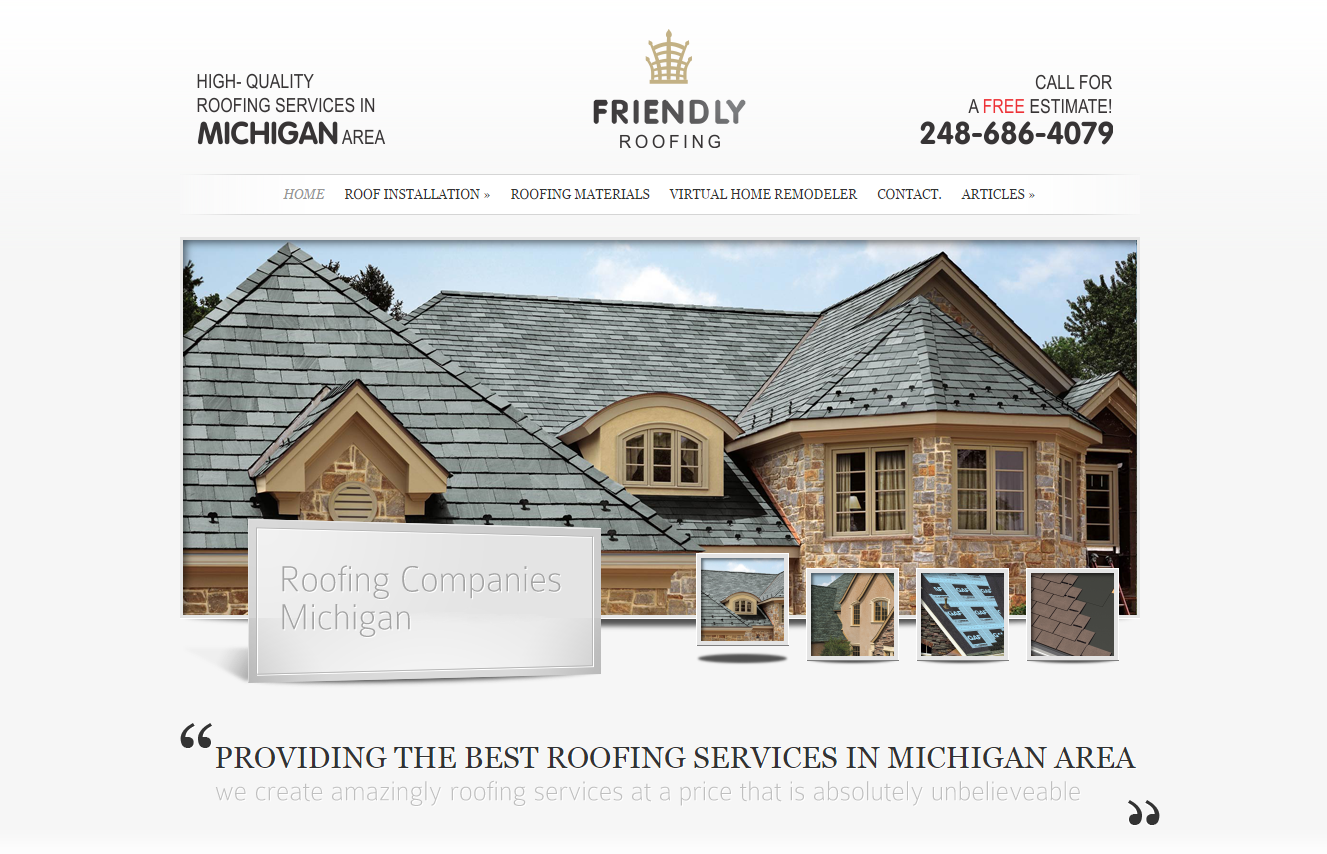 Friendly Roofing Companies Michigan Residential and Commercial